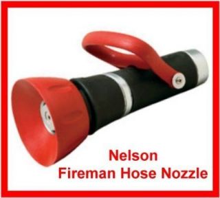 Nelson Fireman Hose Nozzle Garden Hose Spray Nozzle New