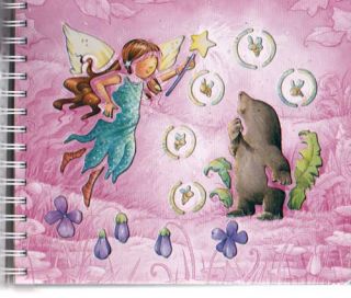 Fairy Stencil Book Brand New Spiral Bound Fairies Stencils Stories