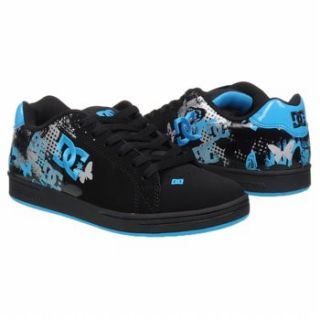 Athletics DC Shoes Kids Pixie Butterfly Pre/Grd Black/Turq/Sparkle