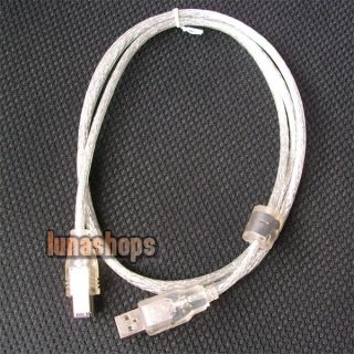 120cm USB Male to IEEE 1394 6 Pin Firewire Travel Cable
