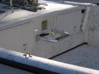 Folding Anodized Aluminum Boat Skiff Step