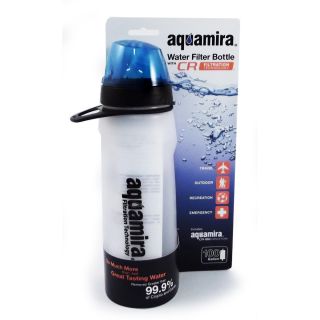 Aquamira Water Filter Bottle w CR Filtration Miraguard Technology Bite