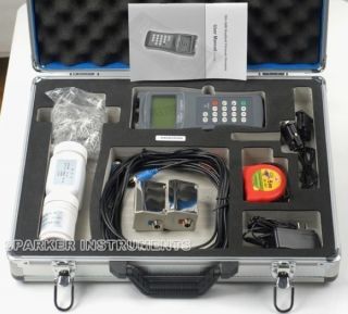  100H M1 Digital Ultrasonic Handheld Flow Meter Tester Flowmeter