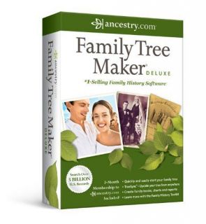Family Tree Maker Deluxe 2012 PC Software