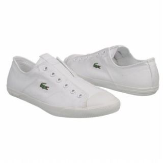 Mens Lacoste Newton Laceless White/White 