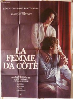  Femme DA Cote 47x63 French 1981 Francois Truffaut Fanny Ardant