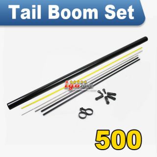 Tail Boom Brace Flybar Rod Linkage Rod Tail Control Guid for Trex 500
