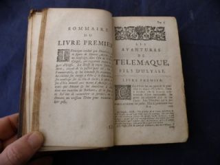 1725 Fenelon Les Avantures de Telemaque Didactic French Novel