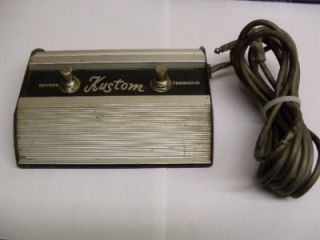 Vintage Kustom Guitar Amplifier Two Button Footswitch