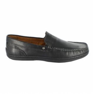 Mens Florsheim Lounge Venetian Black Smooth Leather 