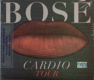 MIGUEL BOSE, CARDIO TOUR. FACTORY SEALED CD + DVD SET. IN SPANISH.