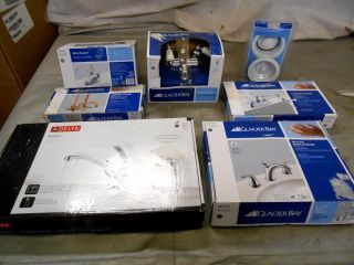 Assorted Glacier Bay Faucets and Accessories