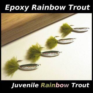 the epoxy rainbow trout fly is a proven performer big