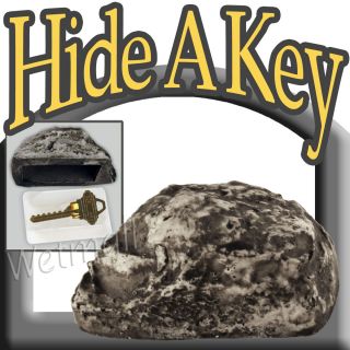 Hide A Key Holder Hider Fake Garden Rock Yard Stone Outdoor
