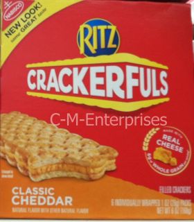 Ritz Crackerfuls Classic Cheddar Filled Crackers 6 Oz