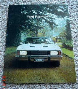  Good Original 1977 Australian Ford XC Falcon Fairmont Brochure
