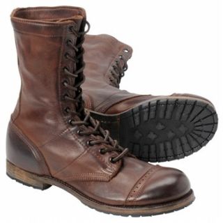 Mens Vintage Shoe Co Jump Boot Nathaniel Chocolate Harness