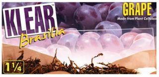 Klear 1 25 Grape Natural Clear Flavored Rolling Papers
