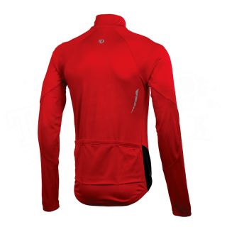 New Pearl Izumi Elite Thermal Long Sleeve Jersey Red Black Size XX