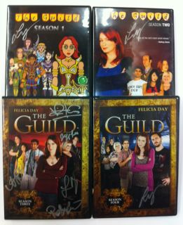  Seasons 1 4 All Signed by Felicia Day 3 Signed by Entire Cast
