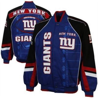 New York Giants Franchise NFL Twill Jacket 2012 2013 Season Official