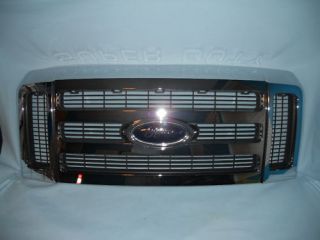 FORD F250 F350 SUPERDUTY CHROME GRILL GRILLE OEM 10 11