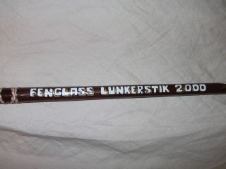  Fenwick Fenglass Lunkerstik 2000 PLC60 Casting Fishing Rod