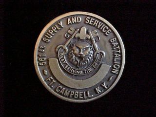  and Services Battalion Fort Campbell Kentucky Challenge Coin