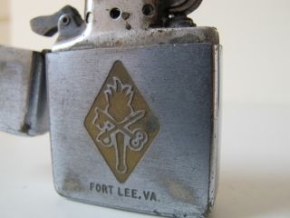 1965 Vietnam War Zippo Lighter Fort Lee VA U s Army