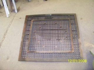 vintage cast iron floor heating grate Empire stove company