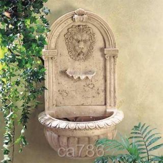 Lion Head Wall Water Fountain Roman Fountains Lions New