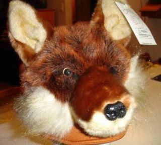 Sly Red Fox Hat Mascot Hound Mask Wolf Cub Scout Cap