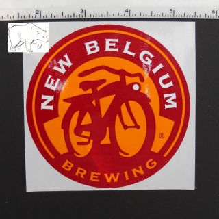   New Belgium Brewing bicycle sticker decal beer Fort Collins Colorado