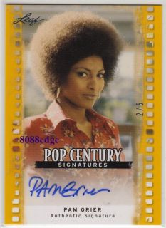  Autograph Pam Grier 2 5 Auto Foxy Jackie Brown Miami Vice