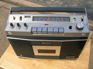 Sony CF 550A Boombox One of The Earliest Boomboxes Made Awesome Shape