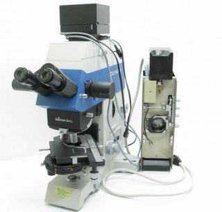  Polyvar Microscope w Objectives OEL Iris Plan Fluor APO w Lamp