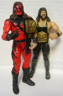 WWF Tag Team Legends Painted Action Figure Belt Mattel WWE LOD Hart