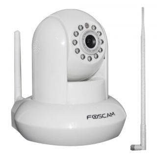 Foscam FI8910W White w/ 9dbi Antenna PT Night Vision Motion Detection