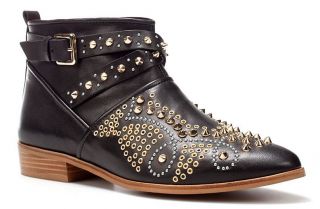  Zara Ankle Boot with Studded Toe Ref 5154 101 New