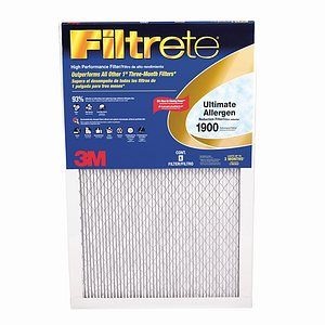 Filtrete Ultimate Allergen Reduction Filter 1900 MPR 20x20x1 1 Ea