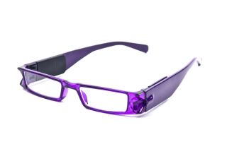 Foster Grant Purple Light Specs Lighted Reading Glasses +2.50