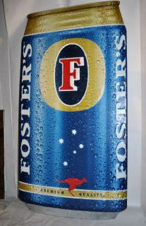 Alcohol Fosters Beer Tin Sign Great Color Man Cave Display Advertising