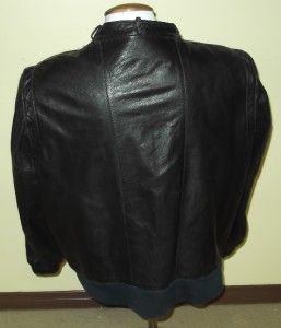 Mens Vintage FINGERHUT Fashions Leather Jacket Size XL