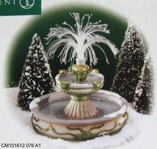 Department 56 Village Accessories Frosted Fountain 52831 MIB