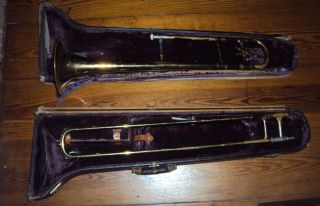 Vintage Roth Reynolds Trombone With Collegiate Frank Holton Mouth