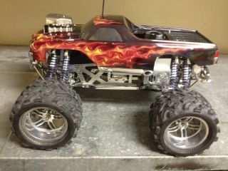  Custom Build Savage X Nitro burning Monster Truck BUILT BY FRANK KLOPP