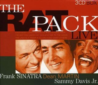   Pack LIVE Frank Sinatra Dean Martin Sammy Davis Jr New 3 CD Box Set