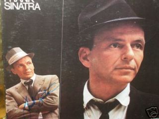 Collectible Frank Sinatra Signed Vinyl LP w COA Old Blue Eyes