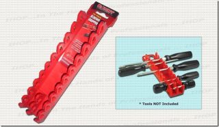 ERNST 5310 RED 10 Tool Screwdriver Holder Storage