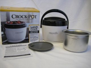 Crock Pot SCCPLC200 G 20 oz Round Single Person Lunch Carrier Food